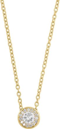 Effy Lab-Grown Diamond Pendant Necklace in Gold at Nordstrom Rack, Size 18