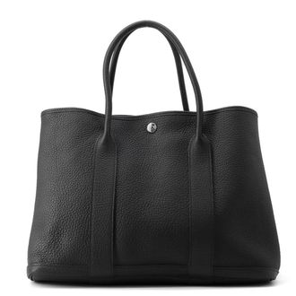 Herm&egrave;s Black Negonda Leather Tote Bag (Pre-Owned)