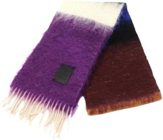 Loewe Pre-owned Scarves, female, Multicolor, Size: ONE SIZE Pre-owned Wool Scarf