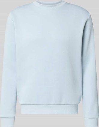 Jack & Jones Jack & Jones Sweatshirt mit gerippten Abschl&uuml;ssen Modell BRADLEY in Hellblau, Gr&ouml;&szlig;e XXL