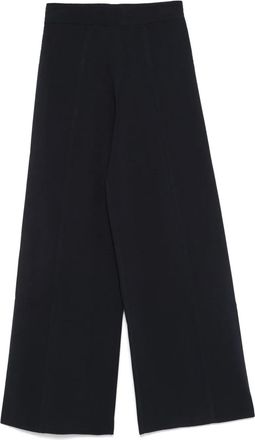 Max Mara Pantaloni Assiro a gamba ampia - Blu