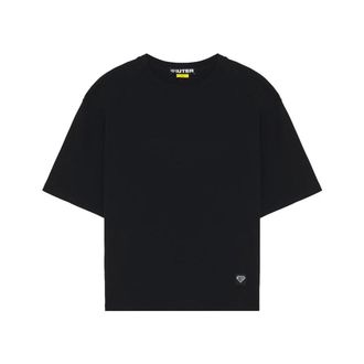 Iuter Label Ribbed Tee - Tops - Hombre - Negro - XL