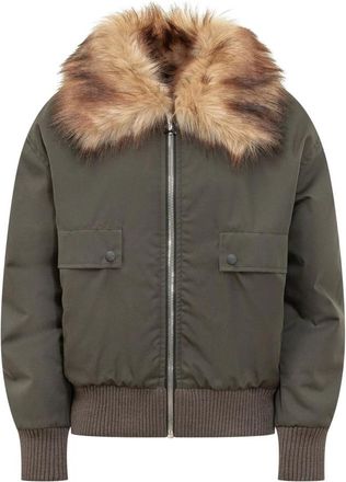 Msgm Bomber Jacket - Jackets - Mujer - Verde - S