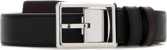 Montblanc Black Cut To Size Reversible Belt