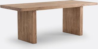 La Redoute Interieurs Rechthoekige eettafel, massief grenen, voor 6 tot 8 couverts, MALIO