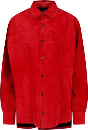 Bottega Veneta Camicia In Suede