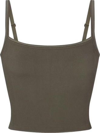 Nike (WMNS) Nike x SKIMS Ribbed Seamless Cami Tank Dusty Oakmoss BABRA10223W-DOD
