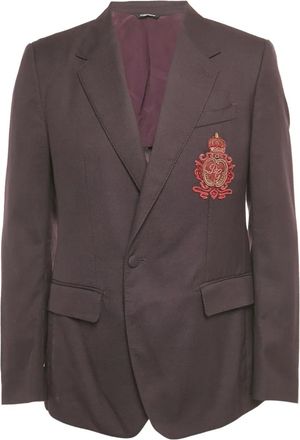 Dolce & Gabbana Blazer con applicazione - Viola