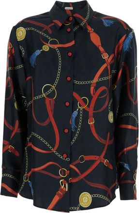 Mantero 1902 Camicia con stampa - Nero