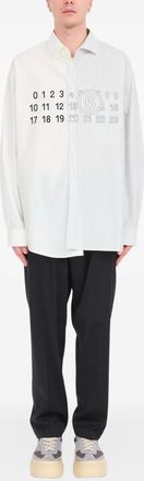 Maison Margiela Camicia asimmetrica - Bianco