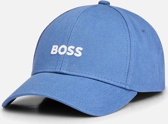HUGO BOSS Mens Boss Black Zed Baseball Cap Medium Blue - Size: 1 size