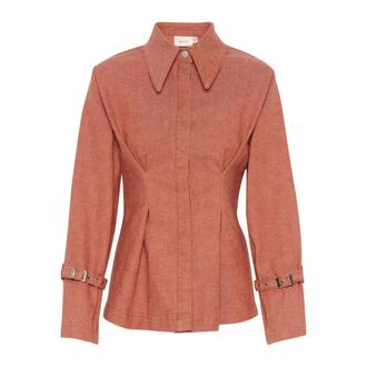 Gestuz Dames, Jassen, Roze, Maat: L Denim