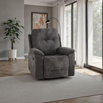 Seconique Guildford Recliner Chair in Grey
