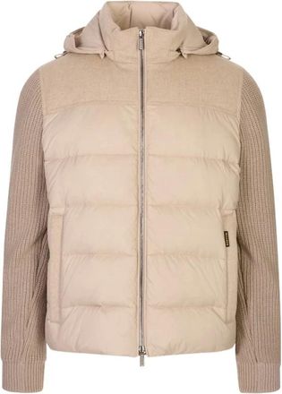 Moorer Jassen, Heren, Beige, 2Xl, Wol, Allori LSM Jas