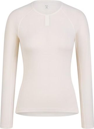 Rapha Merino Base Layer Long Sleeve Merinounterw&auml;sche f&uuml;r Damen | wei&szlig;