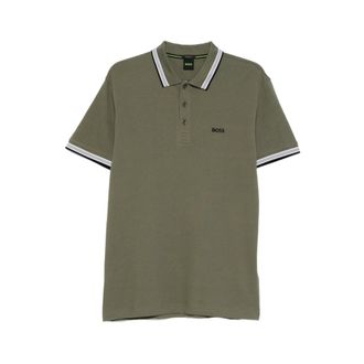 HUGO BOSS Hombre, Camisetas, Verde, Talla: 3XL