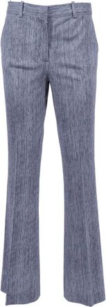 Circolo 1901 Wide Trousers, female, Blue, Size: S Pantalone Flared