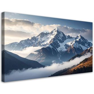 Feeby Impresi&oacute;n De Imagen, Monta&ntilde;as Invierno Paisaje Naturaleza, 120x60