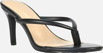 XY London Womens XY London Womens/Ladies Celina Stiletto Heel Mule Sandals - Black - Size: 7