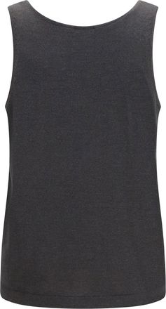 Brunello Cucinelli Womens Luminous Knit Tank Top Piombo