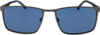 Tommy Hilfiger TO-1067520 Metal Rectangle Sunglasses - Gray