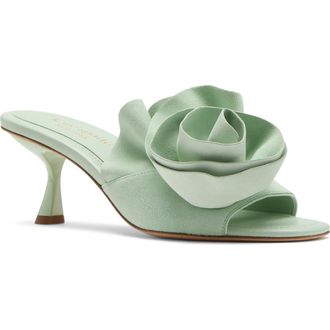 Kate Spade New York flourish flower accent sandal in Pistachio Ice at Nordstrom Rack, Size 10.5