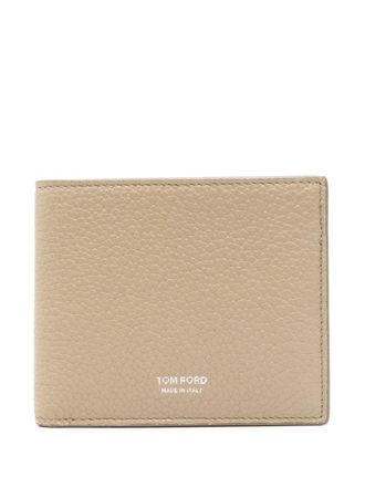 Tom Ford leather wallet - men - Sheepskin/Calf Leather - One Size - Neutrals