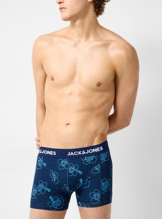 Jack & Jones Mens 3 comfortable blue trunk Organic cotton