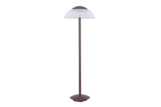 Forlight Forlight - Eclipta Ii Baliza Exterior En Color Marr&oacute;n Con Led Blanco C&aacute;ildo 3000k