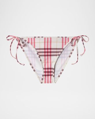 Burberry Sadie Check Bikini Bottoms
