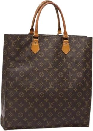 Louis Vuitton Pre-owned Canvas Tote Bag - Dames - Vintage Shopper - Bruin - ONE Size - Vintage