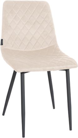 Clp Silla De Comedor Telde De Terciopelo Crema