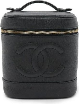 Chanel Pre-owned Handbags, female, Black, Size: ONE SIZE Pre-owned Leather chanel-bags