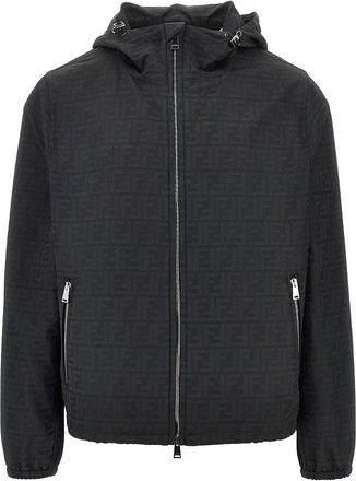Fendi FF jacquard nylon blouson jacket Man 48