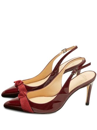 Alexandre Birman Slingback pumps met strikdetail - Rood