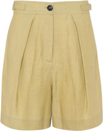 Tela Donna, Pantaloncini, Beige, L, new