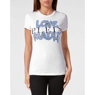 Philipp Plein T-Shirt Sexy Pure With Crystals Women in White/lightblue at Nordstrom, Size X-Small