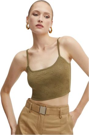Pinko Mujer, Camisetas, Verde, Talla: M