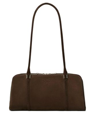 Tory Burch small Marshmallow suede shoulder bag - women - Suede/Nappa Leather - One Size - Brown