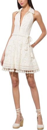 Alice & Olivia Alice + Olivia Lucy Silk-Blend Shirtdress