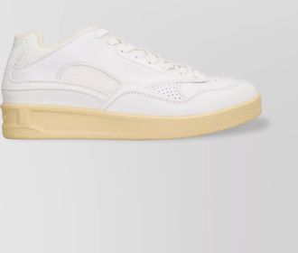 Jil Sander leather dragon low-top sneakers