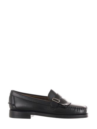Sebago Black Leather Loafers