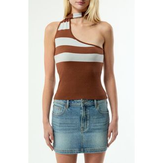 PacSun Vanessa Scarf Knit Top in Brown at Nordstrom, Size Xx-Small