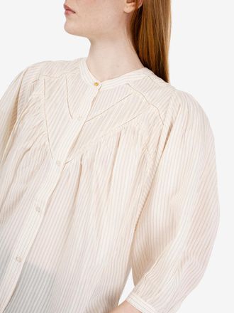 Sessun Blusa Savi a righe beige