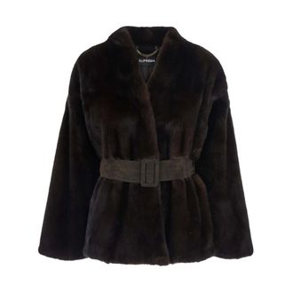 Suprema Dames, Mantels, Bruin, Maat: S