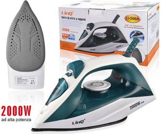 Trade Shop Trade Shop - Ferro Da Stiro A Vapore Steam Iron 2000w 200ml Li-266a Autopulente Impugnatura Ergonomica