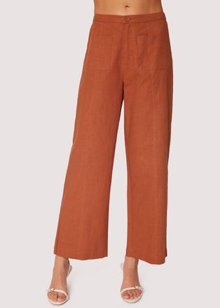 Lost + Wander Coastal Serenade Pants In Coffee