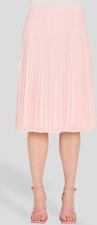 Tahari by ASL Pleated Skirt in Tea Rose at Nordstrom, Size 12P
