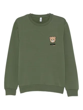Moschino Signature Teddy Bear Motif Knitwear Sweatshirt