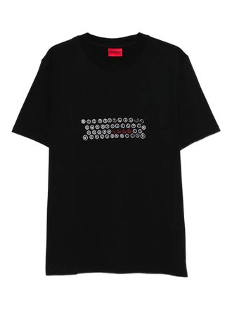 BOSS Deyss cotton T-shirt - Black